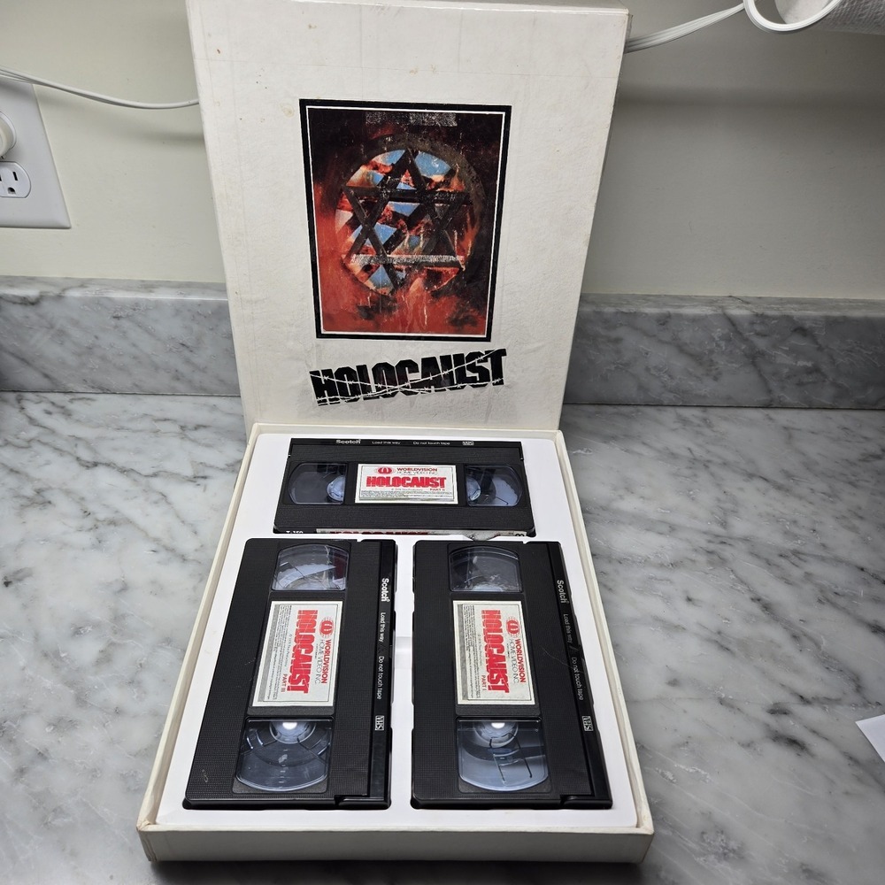 Rare HOLOCAUST CLASSIC MINISERIES 3 BOX SET JAMES WOODS MERYL STREEP (VHS 1978)‎